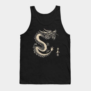 japanese dragon Tank Top